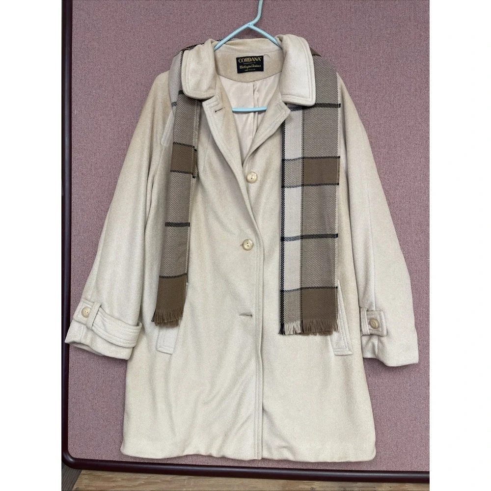 Vintage‎ Cordana Simply Luxurious Wellington Fashions Celanese Arnel Long Coat